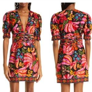 FARM RIO spring banana floral mini